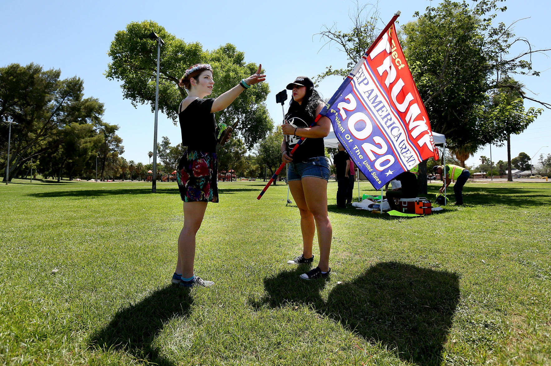 Patriot Movement AZ rally at Reid Park